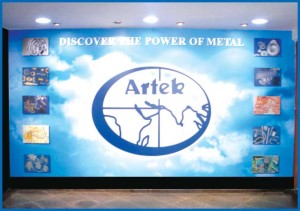 Artek Chemicals entrance panel